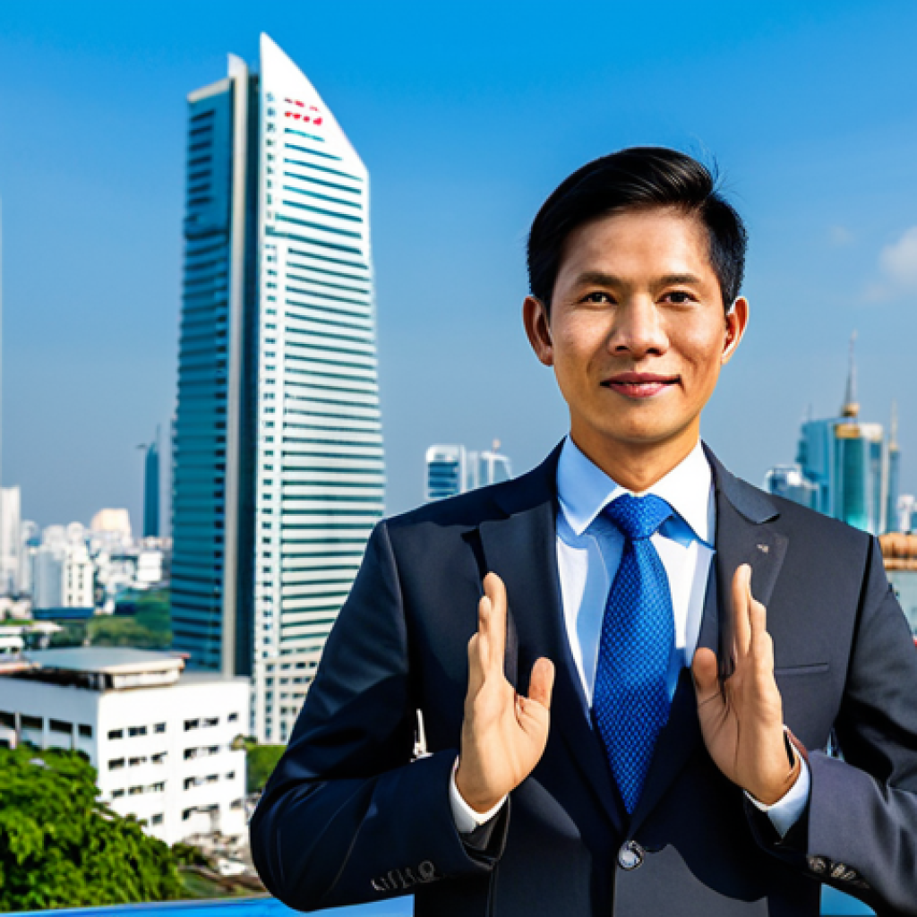 **
"A professional Thai architect, fully clothed in a modest business suit, standing in front of a modern skyscraper in Bangkok. The skyline is visible in the background, with clear skies and vibrant city life. Perfect anatomy, correct proportions, natural pose, well-formed hands, proper finger count, high resolution, professional photography, safe for work, appropriate content, family-friendly, professional."
**